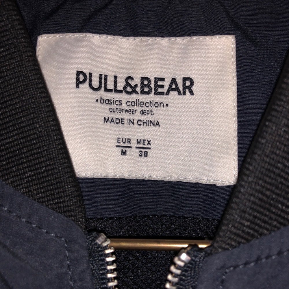 Pull & Bear Lightweight Navy Bomber - image 3